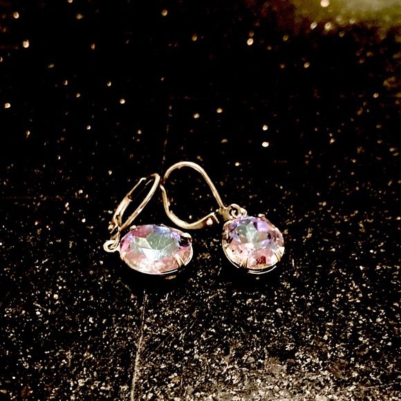 Rainbow Chrystal earrings NEW - Picture 2 of 3